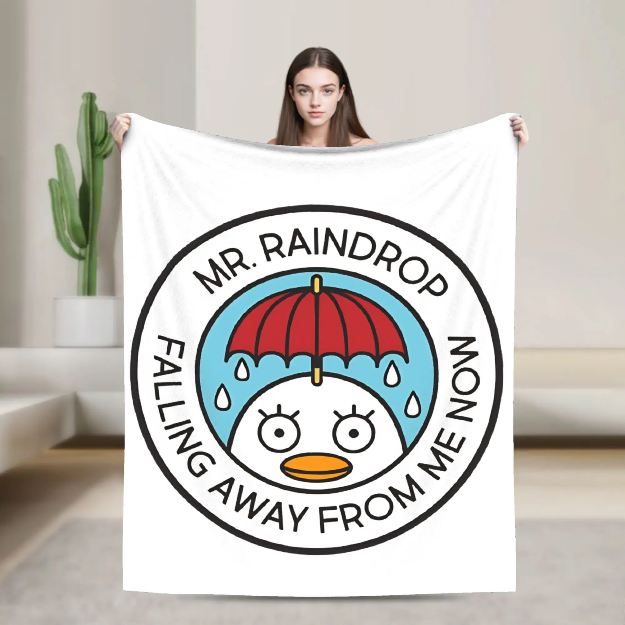 Mr Raindrop Gintoki   Blankets Flannel Gintamas Breathable Lightweight Thin Throw Blankets for Bedding Car Bedspread
