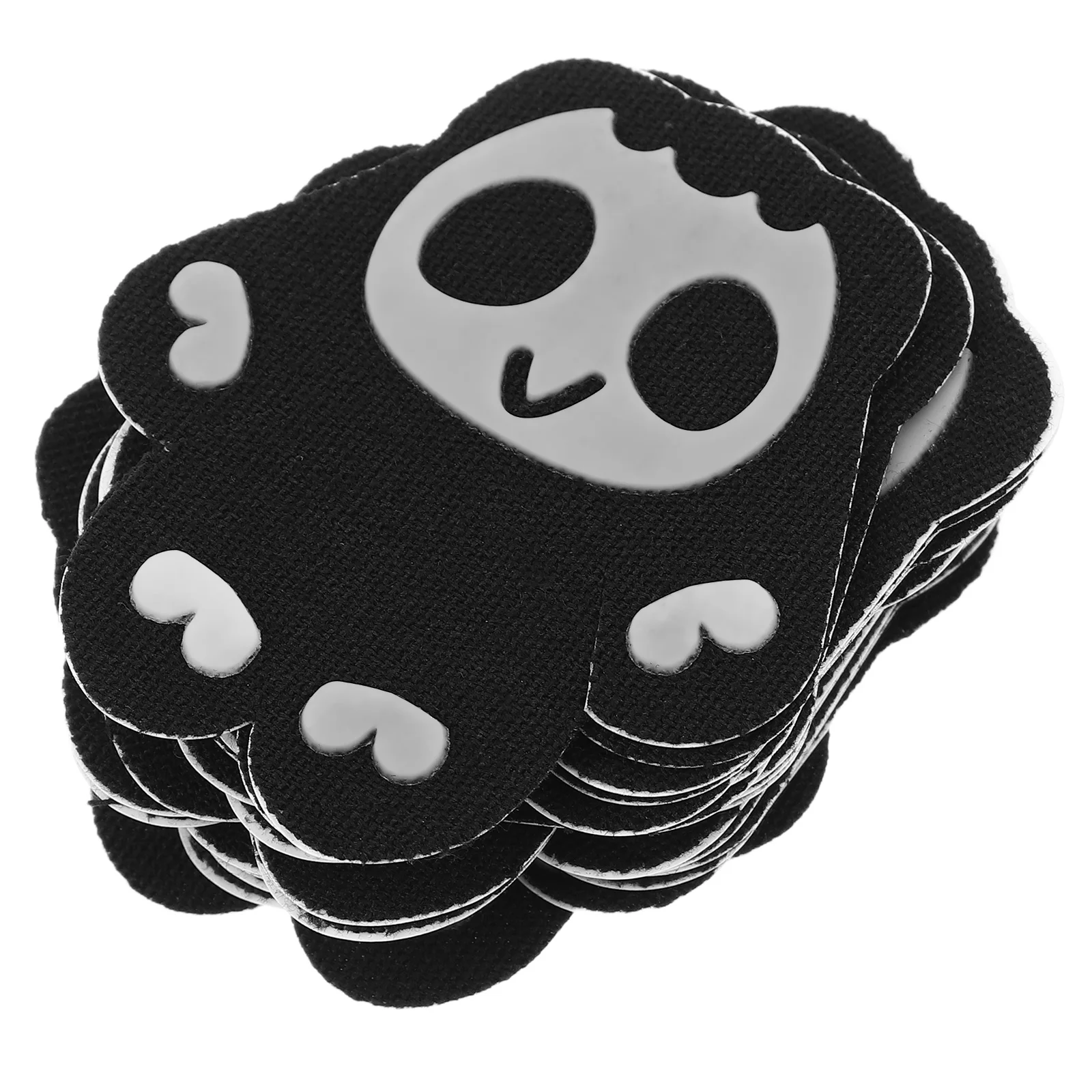 

16 Pcs Foot Pads Pet Claw Stickers Dog Paw Anti-slip Grips Walk The Feet Protectors Black