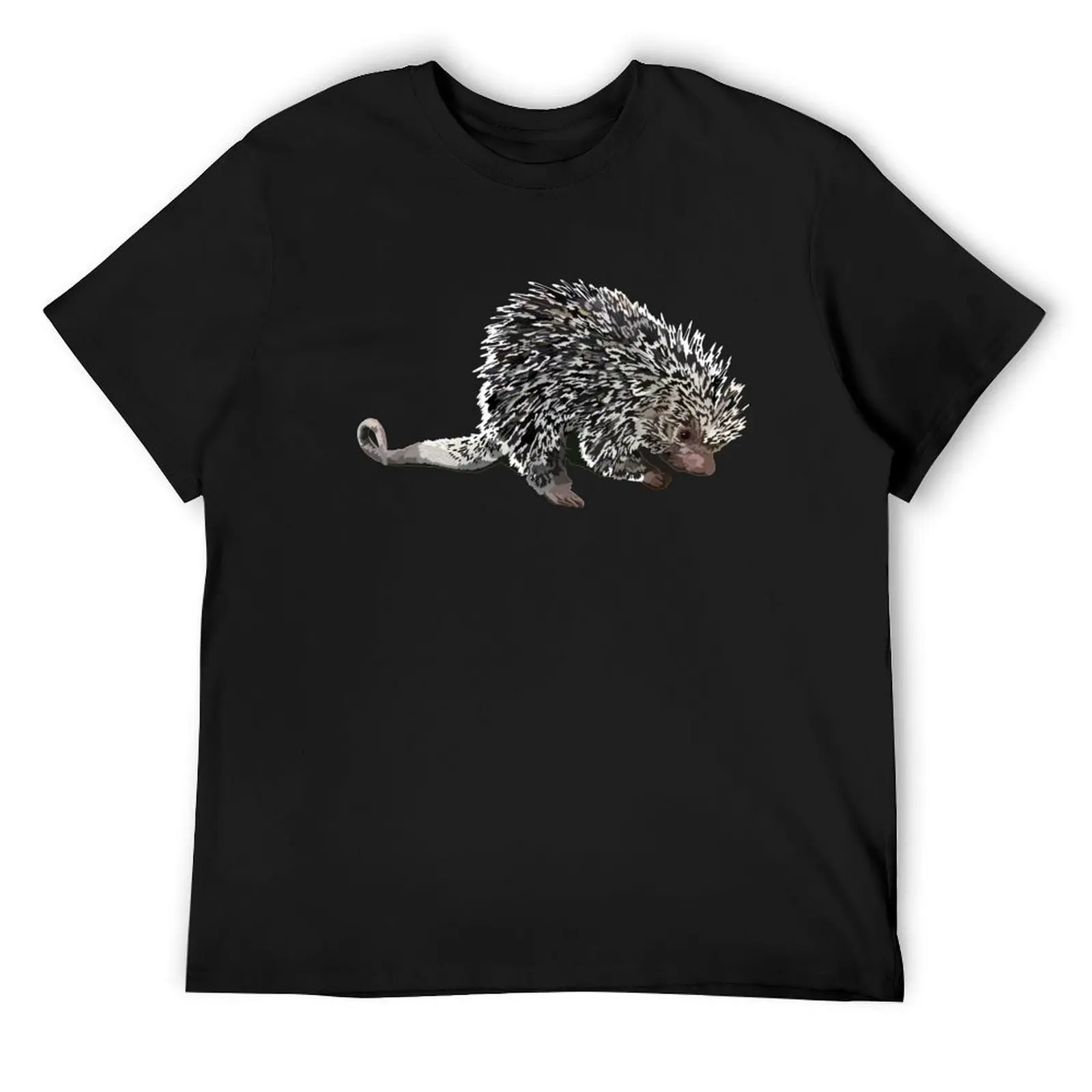 

P is for Prehensile tailed porcupine T-Shirt customs design your own oversizeds vintage clothes black t-shirts for men