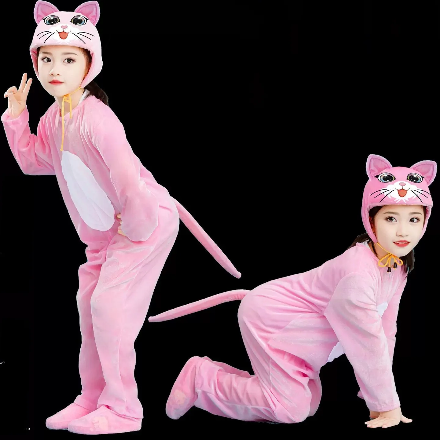 

Halloween Costume Women's Children's Animal Performance Clothes Little Fisherman And Mouse Performance Suit Drama Dance
