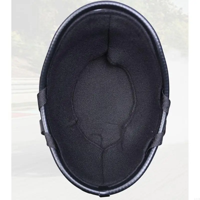 Retro Safety Riding Helmet Adjustable Equestrian Breathable Hat Durable for Head Protective Rider Cap