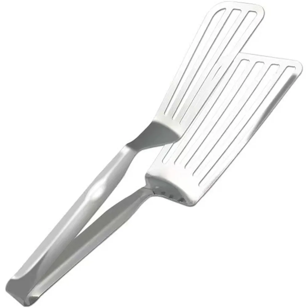 Stainless Steel Serving Tongs Fish Gripper Pizza Clip Grill Tongs Heat Resistant for Steak Frying Salad Kitchen Cooking Tool Set