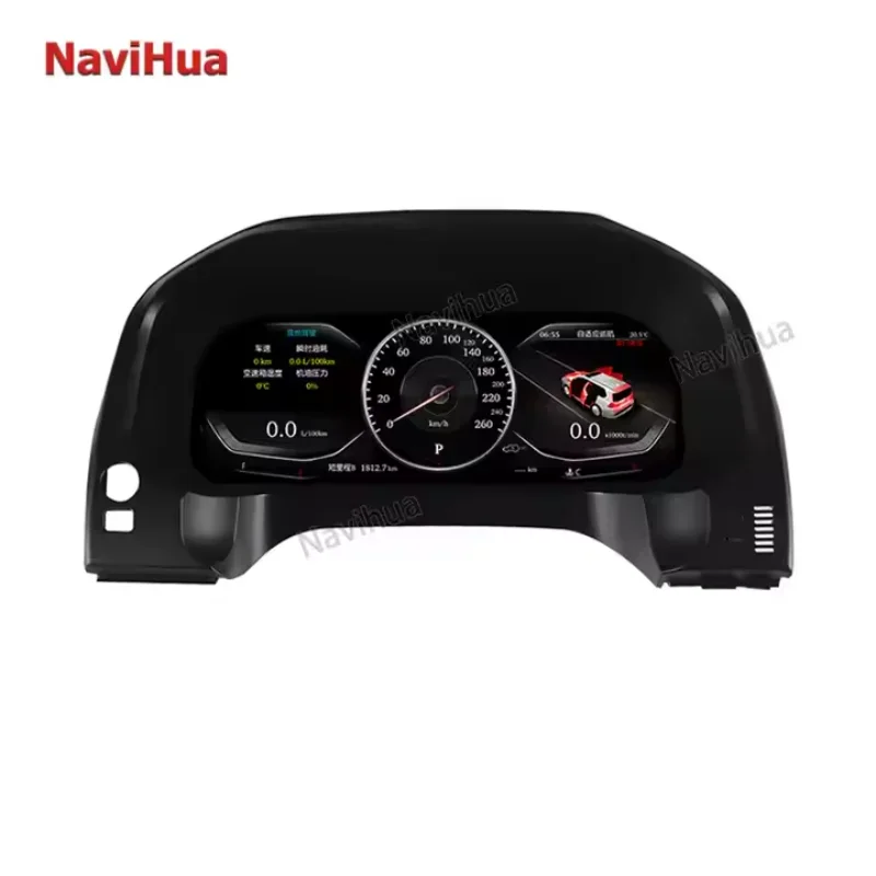 Upgrade For Toyota Prado 2010-2017Car Gauge LCD Instrument  Digital Cluster Dashboard Cockpit LCD Speedometer Virtual Instrument