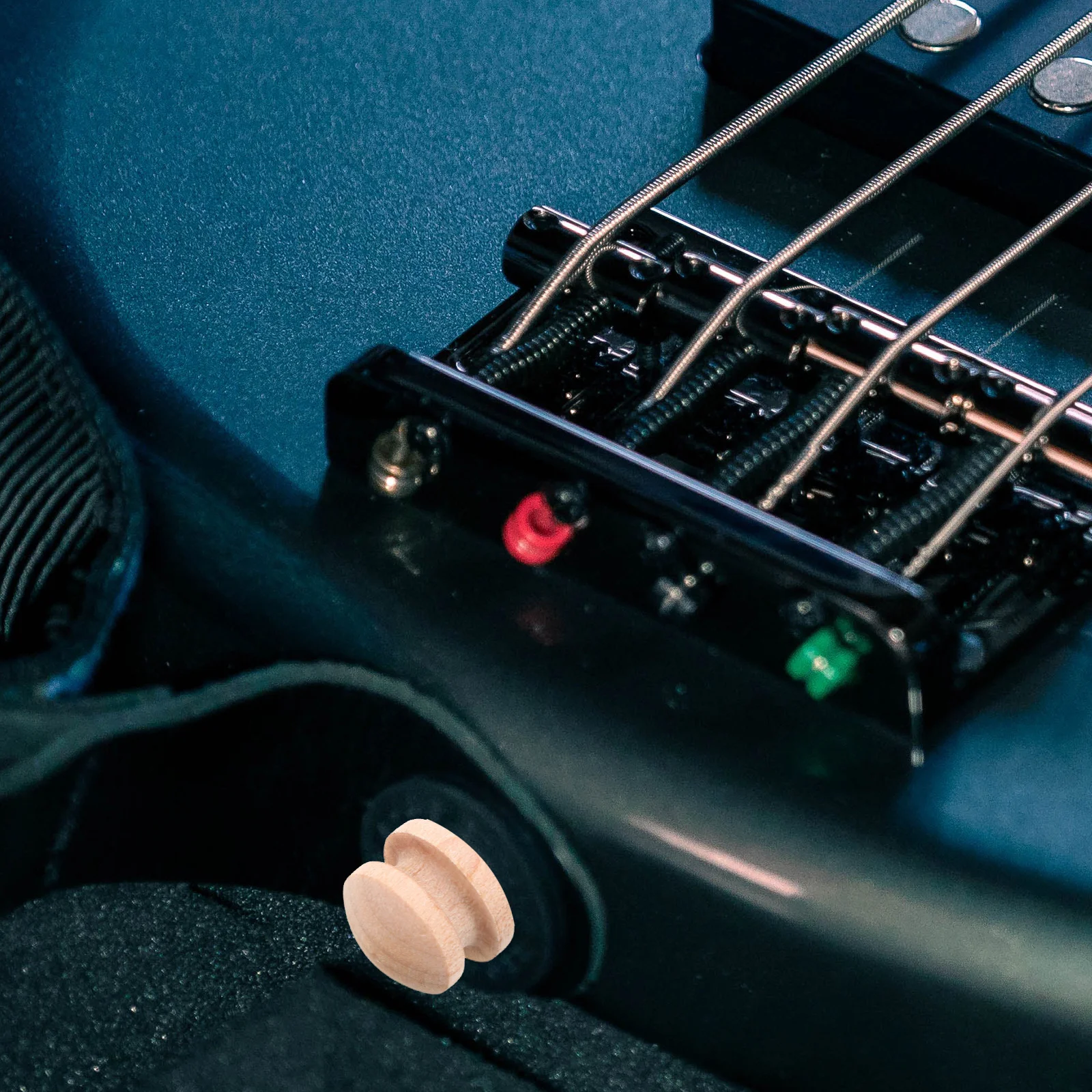 

3Pcs Wood Guitar Strap Lock Pins Rosewood Maple Ebony End Pins Anti-Slip Acoustic Electric Bass Ukulele Parts Guitar Nail Pegs