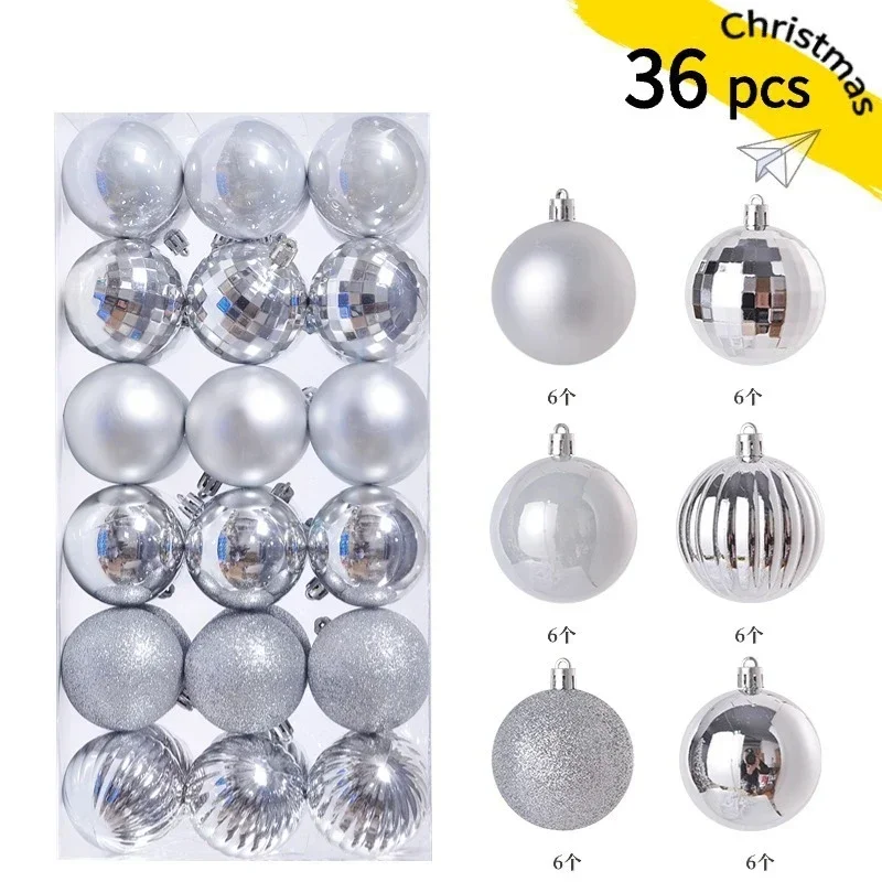 24/36 Stück 3CM Weihnachtskugeln Christbaumschmuck Weihnachtsdekoration Anhänger Heim-Deko Party Neujahr 2026 Geschenkzubehör – Detail 14