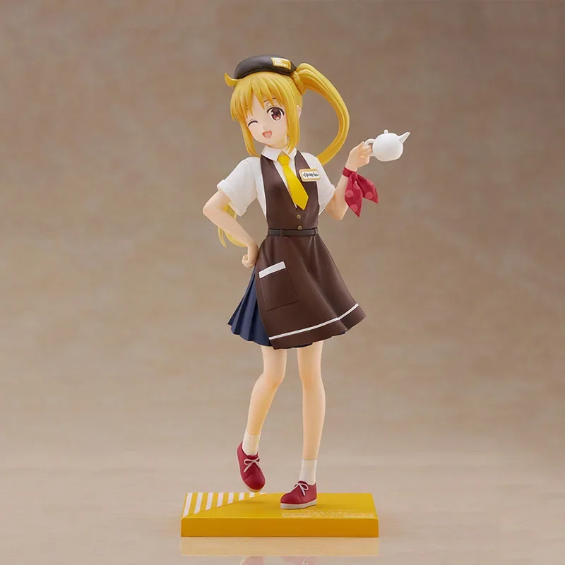 Genuíno original furyu bochi a rock ijichi nijika café estilo anime figura de ação modelo colecionável bonecas estatueta ornamento
