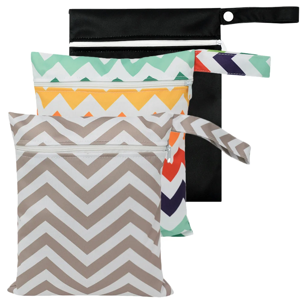 3 قطعة حقيبة حفاضات حقيبة سعة كبيرة كيس التخزين للسلع الرضع السفر رياضة ملابس السباحة تنظيم أجزاء مضخة الثدي