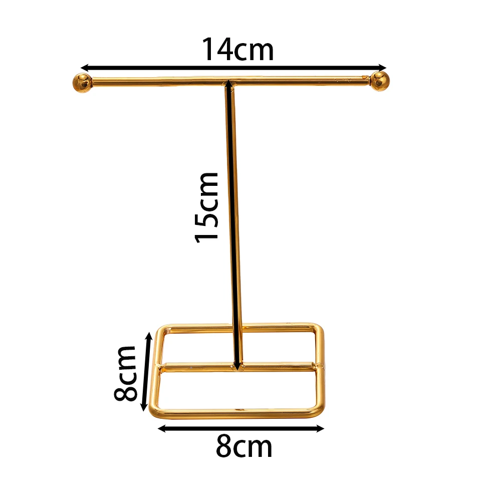 Jewelry Display Stand Bracelet Earring Necklace Storage Metal Base Rack Jewellery Organizer Holder Home Decor image 3