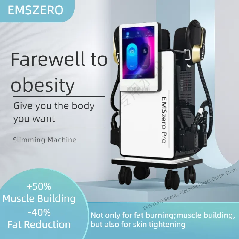 2024 Latest Body Contouring Apparatus Cellulite Reduction Salon and Home EMSzero Muscle Stimulate NEO RF Slimming Female