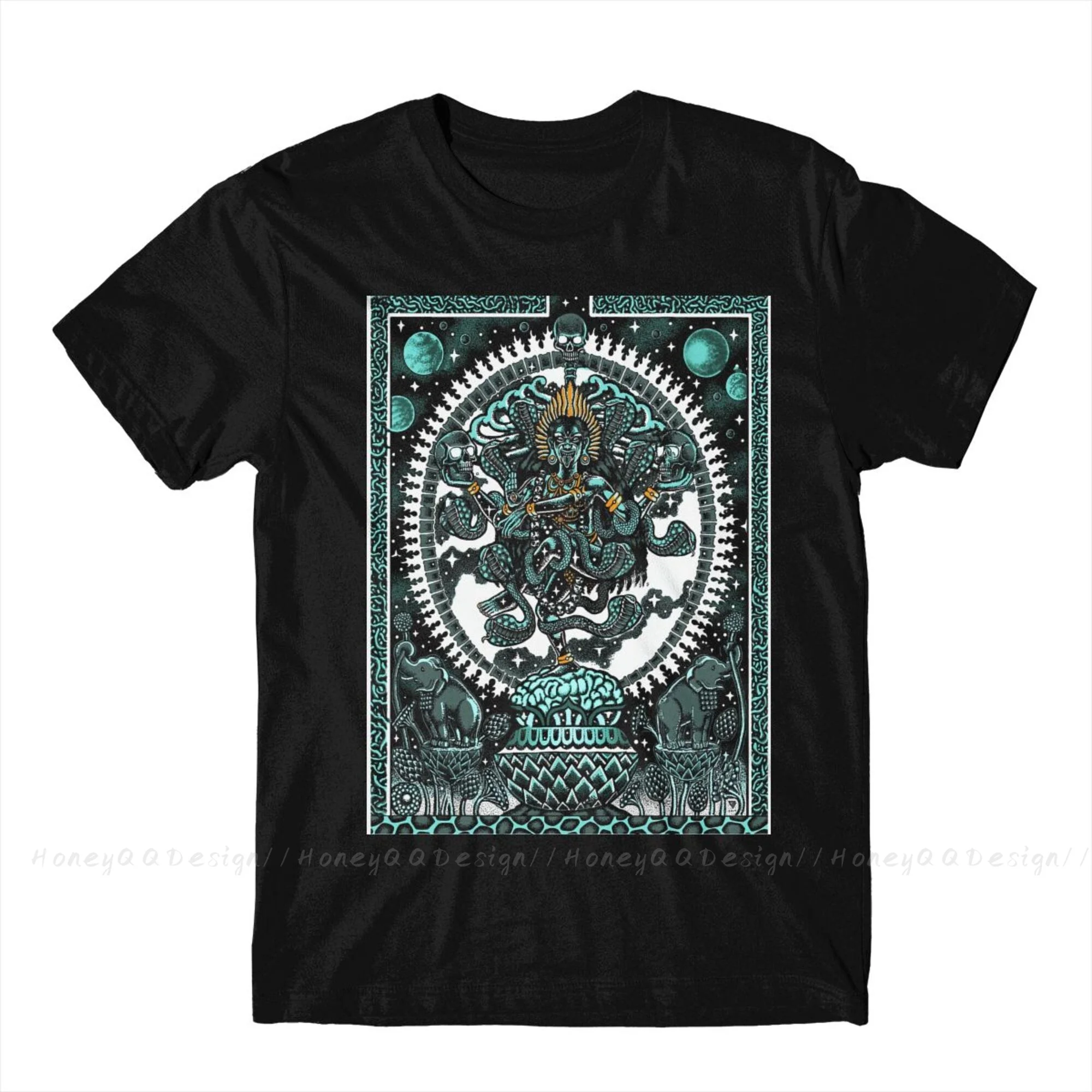 Top Quality  Shiva Hindu God India Lingam T-Shirt For Men Unisex Kali Classic T-Shirt Shirt Fashion Short Sleeve Oversize