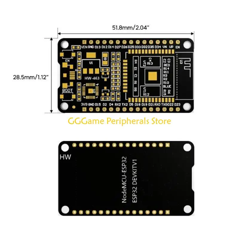 U55B 463C ESP32 ESP-32 ESP-32S ESP32S WiFi Wireless Board Modul basierend auf ESP-WROOM-32 Dual Mode CPU