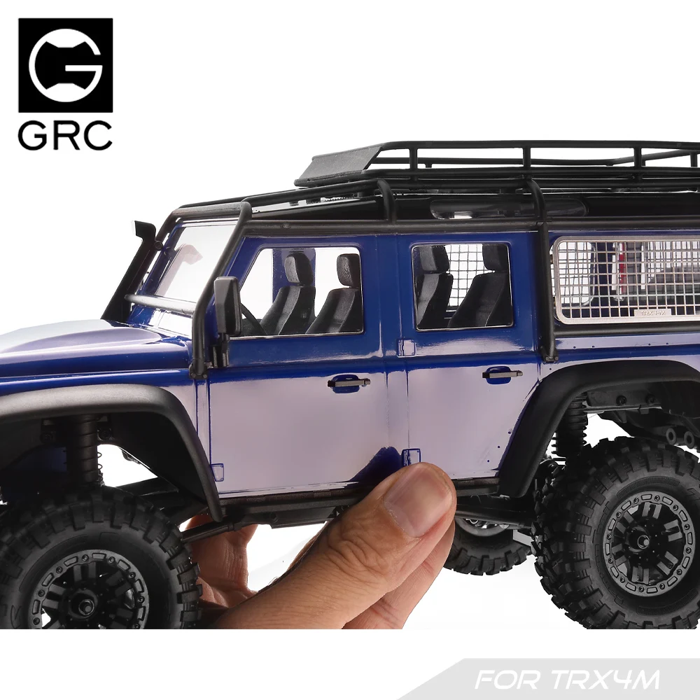 Dla Trax/jako Trx4-m Defender Trx4m gąsienica Rc akcesoria do ulepszenie samochodu 1/18 wewnętrzne fotele drukujące 3d/konsola środkowa/błotnik