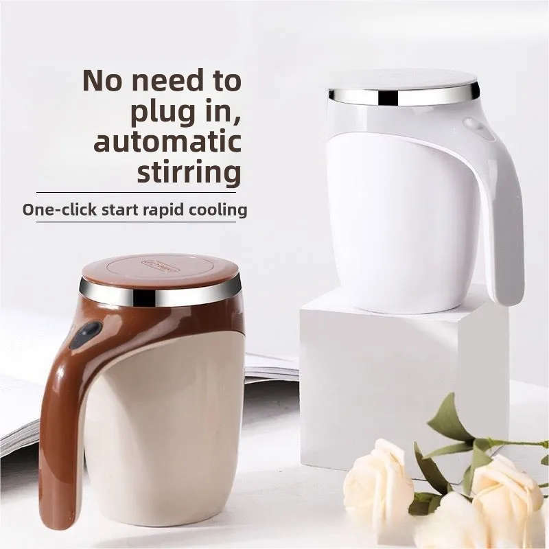 

Automatic Mixing Cup Rechargeable Portable Coffee Electric Stirring Stainless Steel Blender Rotating Self Stirring Cup