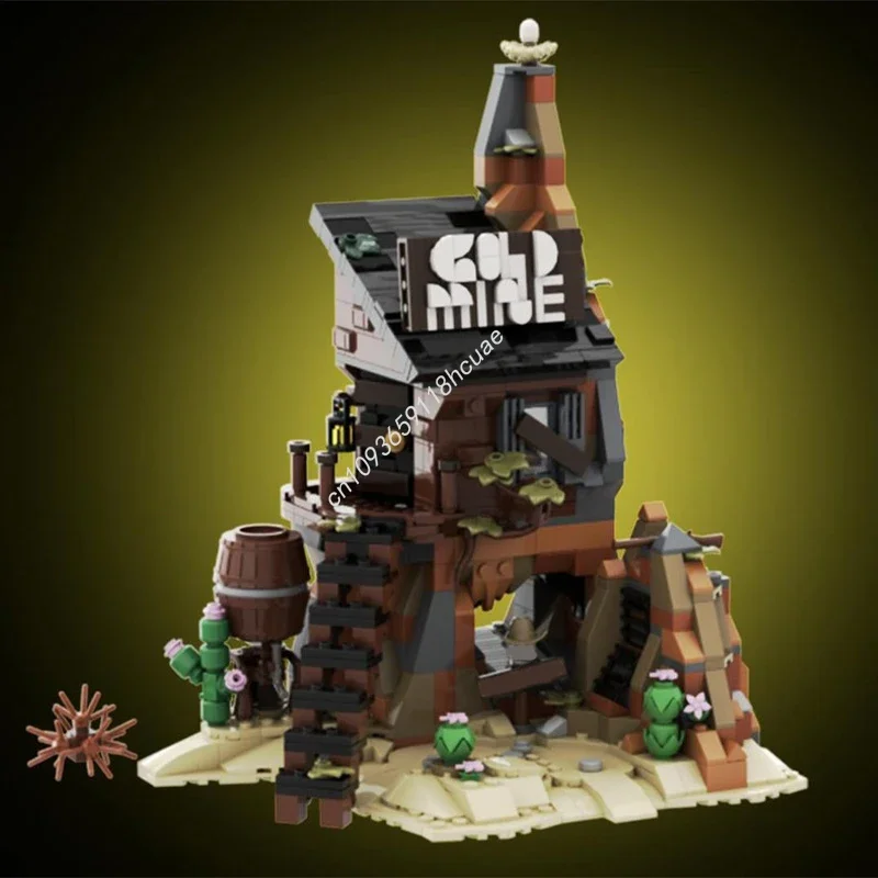 

885pcs MOC Bandit's Secret Hideout Nan Building Blocks Festival Gift Logical Thinking Collections Stress-Relief Collector