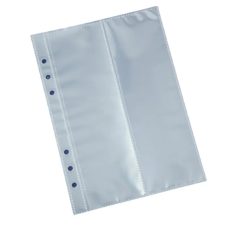 10 Pcs Photo Album Binder Sleeves 1/2/4 Grid Photo Album Binder Refill Inner Cards File Protector Ring Binder Photocards