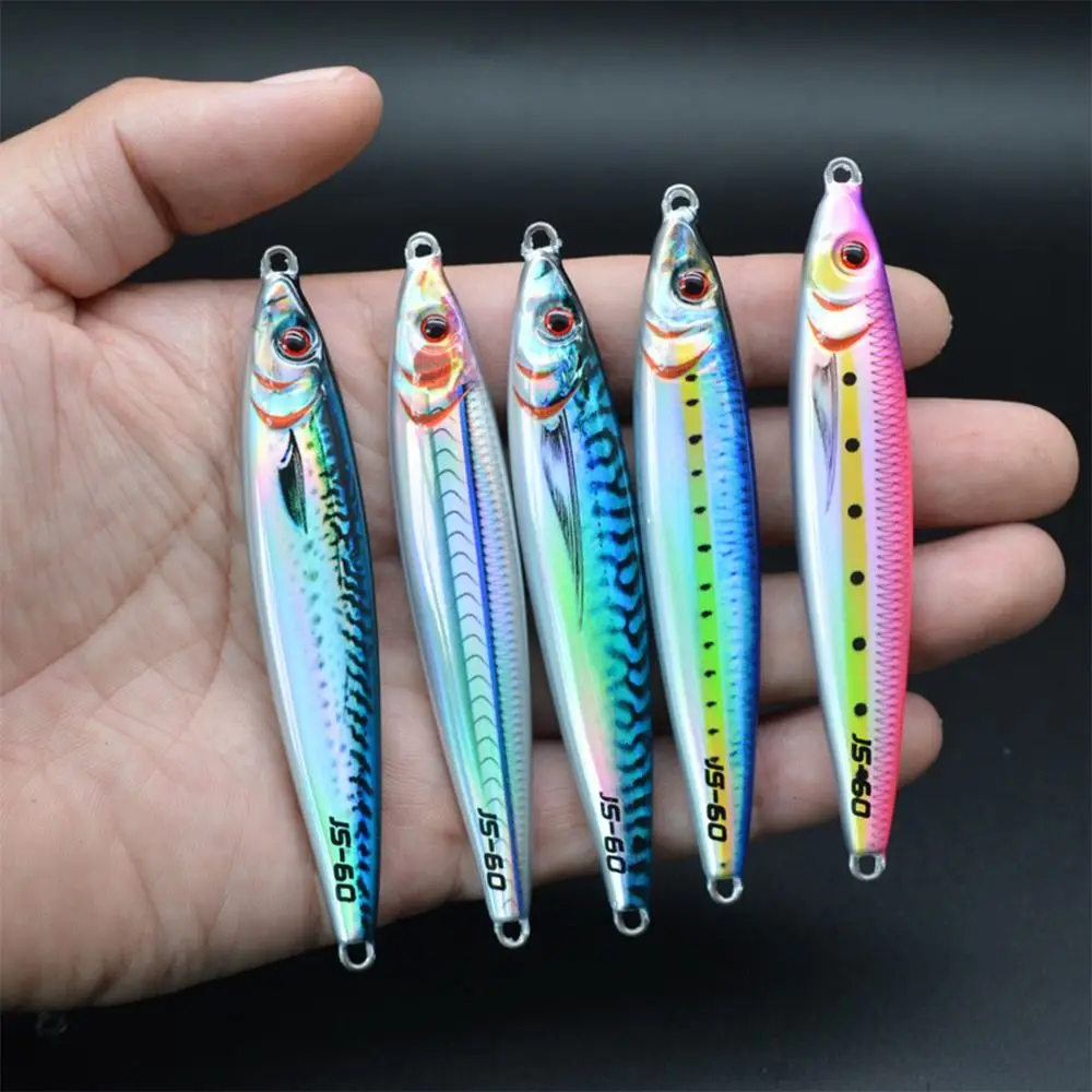 Hot Minnow Spinning Baits 30g 40g Spanish mackerel Lead Casting Metal Fishing Lure Jig Bait