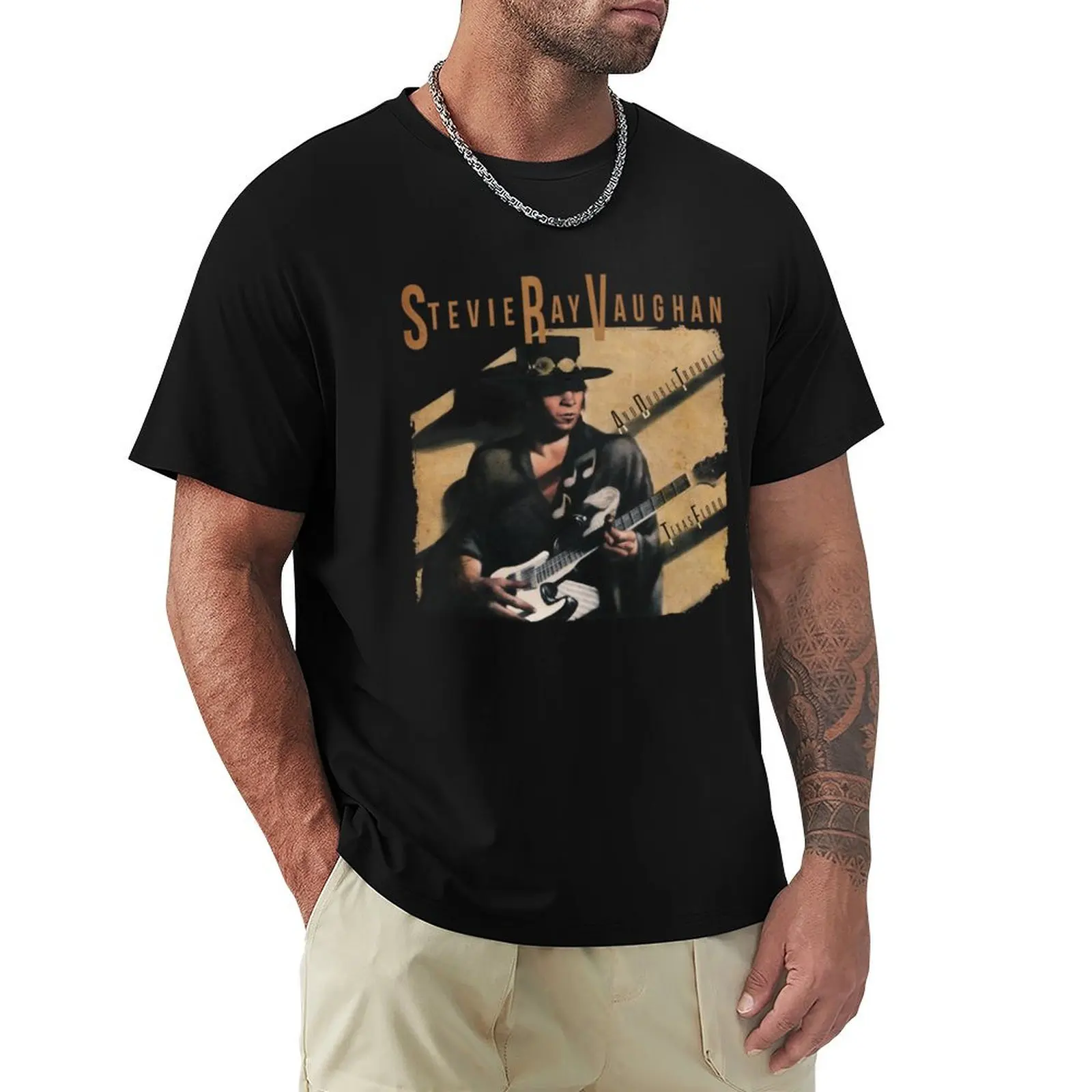 

Stevie Ray Vaughan Texas Flood T-Shirt Quick Dry Light Sports T-Shirt