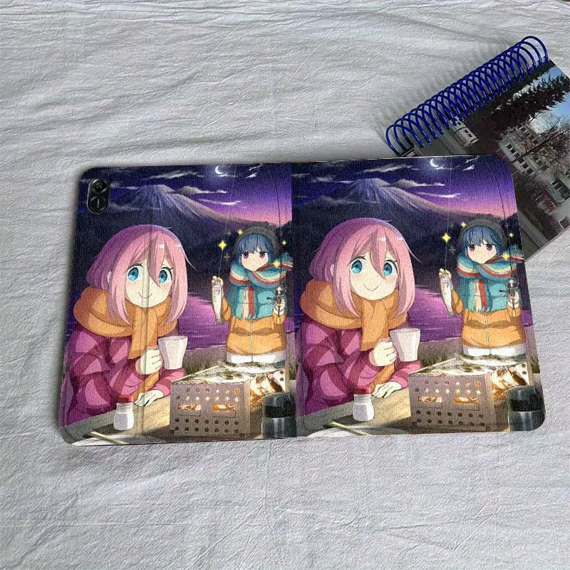 

Laid Back Camp Anime For MediaPad MatePad Air SE Pro M6 M5 M2 T10s T5 10 11 12.6 11.5 12 X 10.8 Inch 10.1 Tablet Case