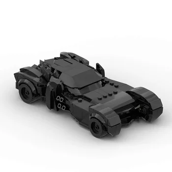 MOC Chicago Knights Batmobile Speed ​​Champions Super Sports Cars Building Blocks Bricks Educational Kids Toys Gifts for Boys Girls