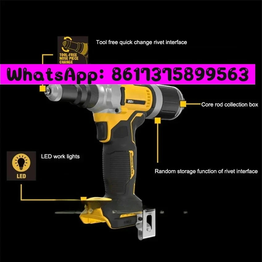 DCF 414 Rivet Bare hine Riveting Bare Tool Insert Automatic Rivet Rivet Tool 20 KN 20 V