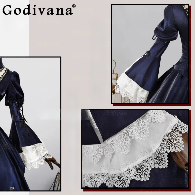 Goth Style Women's Cos Skirt Set Lolita Sweet Cute Anime Cosplay Costume Female Uniform Carnival Party Skirt Outfits