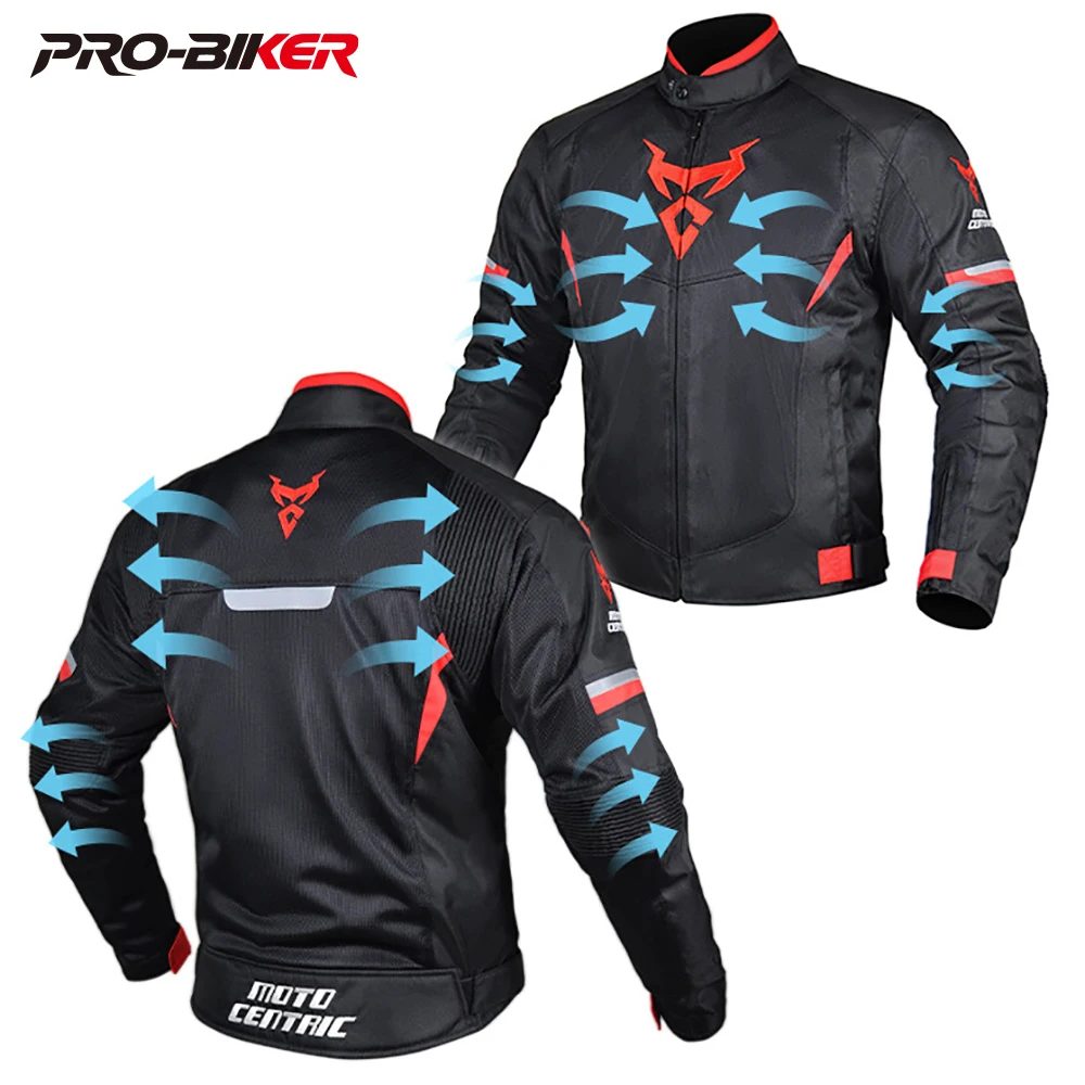 

Motorcyele Armor Protector Fall Prevention Motocross Jacket Mesh Breathable Motorbike Clothing Wear Resistant For Summer Riding