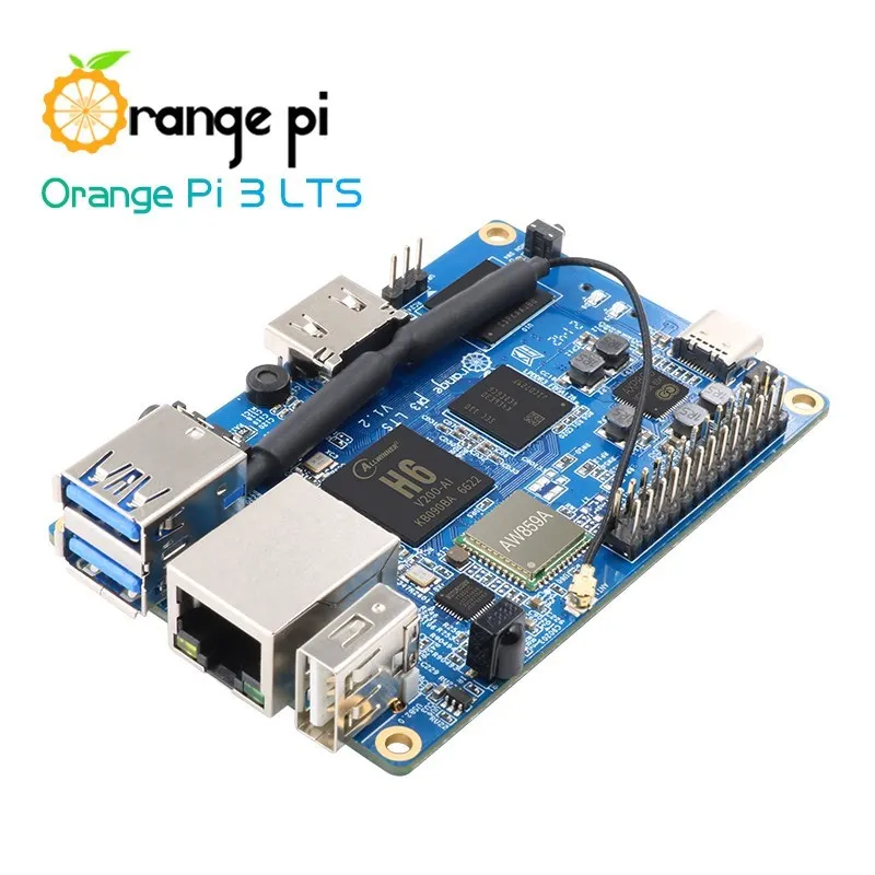 Imagem -03 - Laranja pi Lts com Preto Abs Case 2gb Ram 8gb Emmc Flash Allwinner h6 Open Source Board Executar Android 9.0 Ubuntu Debian os