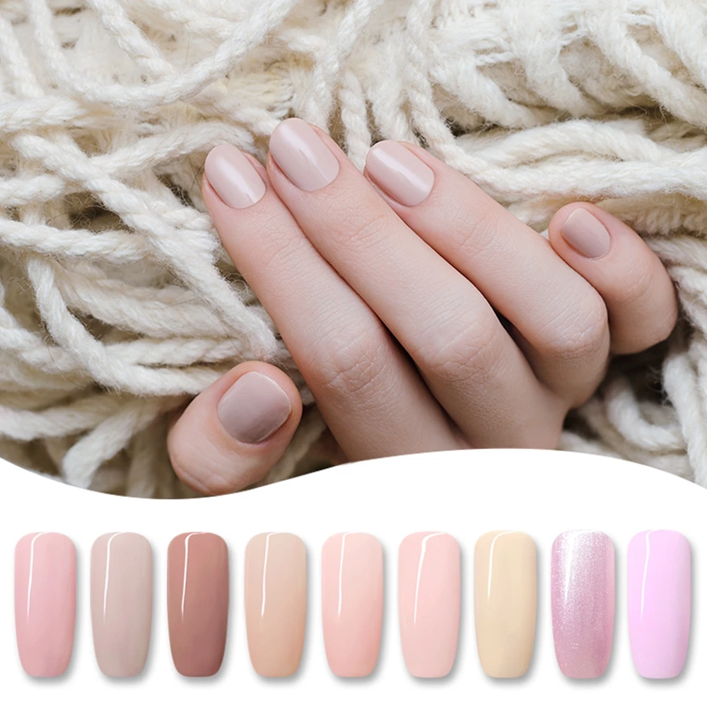 Vernis à ongles UV, Gel de couleur Pure, 10ml, Design artistique, manucure, hybride, Semi-Permanent, couche de Base et de finition