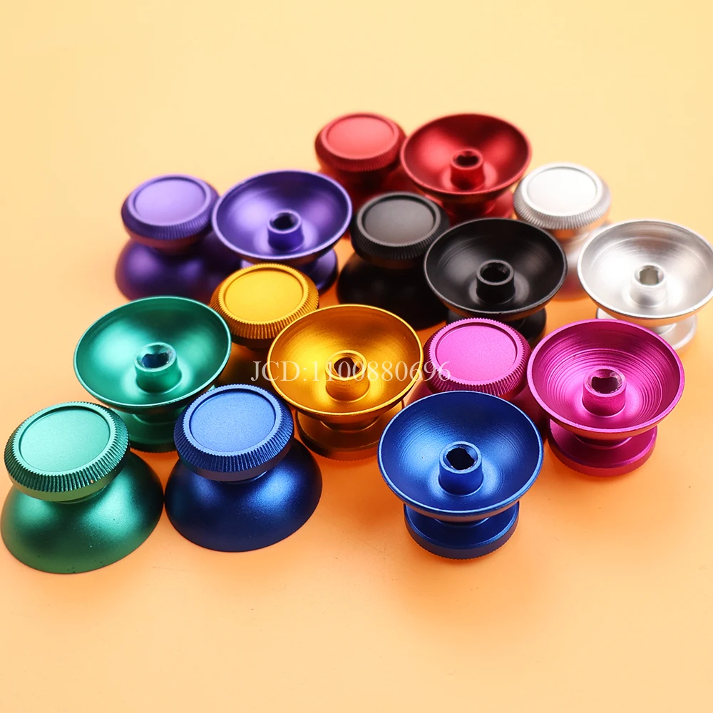 1 пара алюминиевых металлических 3D аналоговых джойстиков, ручка для большого пальца, сменные кнопки для контроллера PS4 Slim/Pro/Xbox One Slim