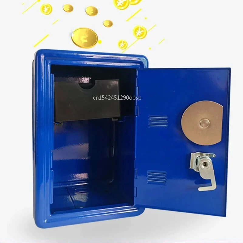 Mini Metal  Household Safe Box  Creative Piggy Bank Key Safe  Desktop Decoration   Money  Safe