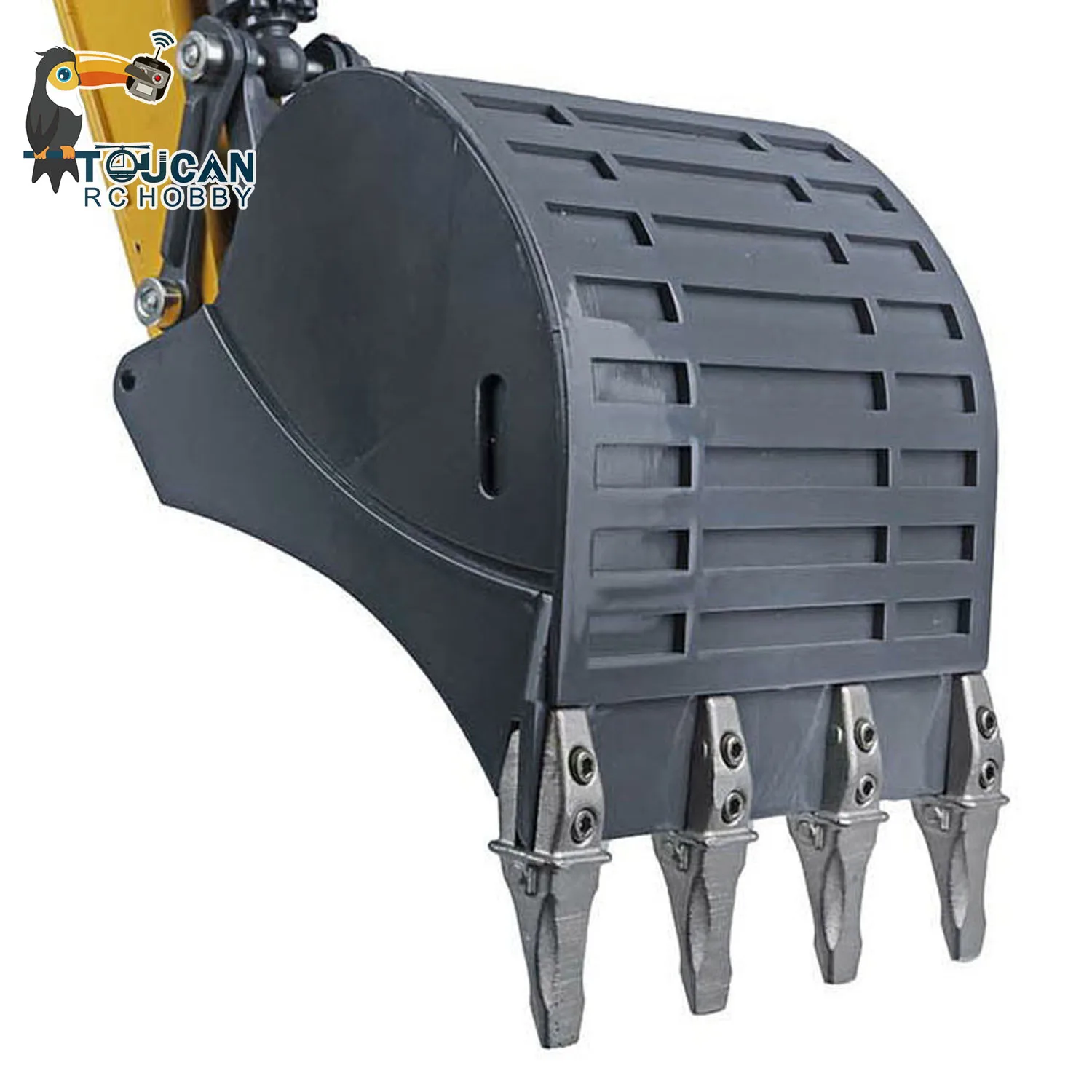 XDRC 1/14 Metal Bucket for 945 Remote Control Hydraulic Excavator Electric Digger Trucks Vehicles Accessories TH22682