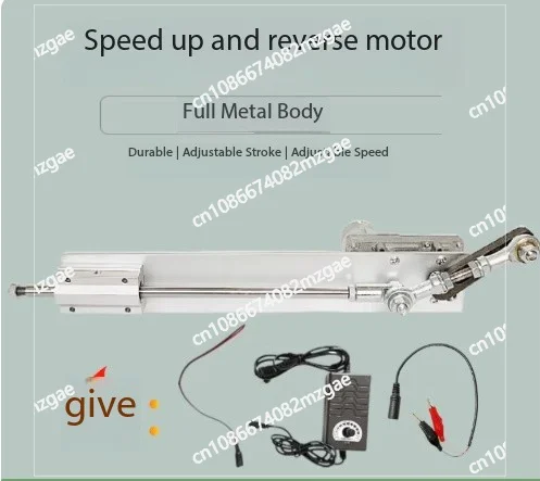 

Gear Adjustable Telescopic Linear Actuator with Suction Cup 3XLR Reciprocating Cycle Linear Actuator Stroke 3-15CM DC 12V 24V