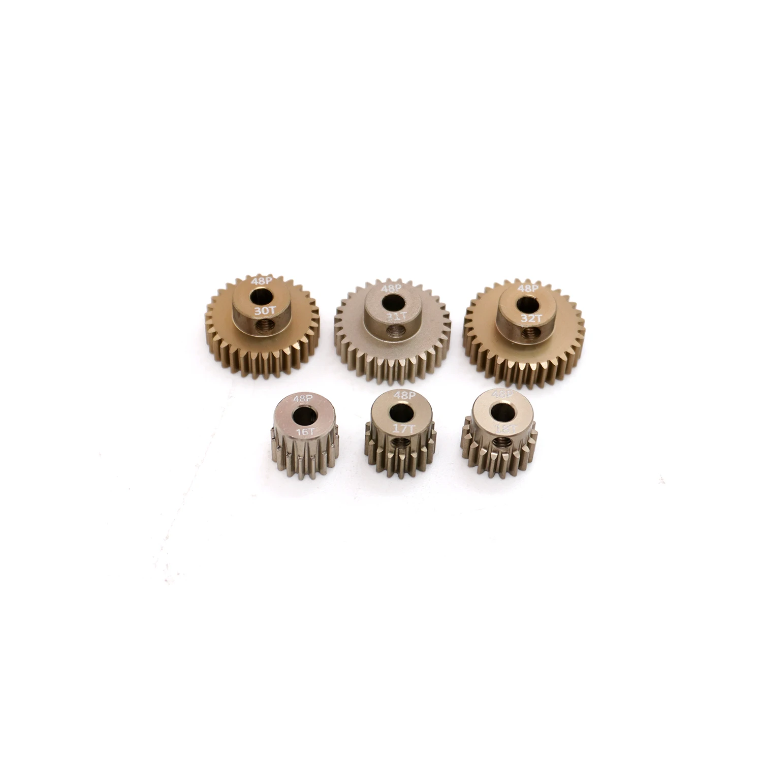 3PCS 48P Metalen Rondsel Motor Gear 16T-32T 3.175mm As voor Traxxas Arrma HSP HPI AXIALE Tamiya Losi 1/10 RC Model Auto Onderdelen