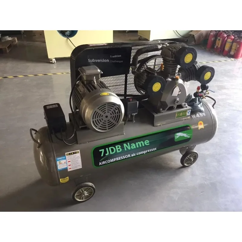 ضاغط هواء عالي التردد 100P 7.5KW 60KW يعمل بالهواء المبرد بالهواء بدون زيت #3