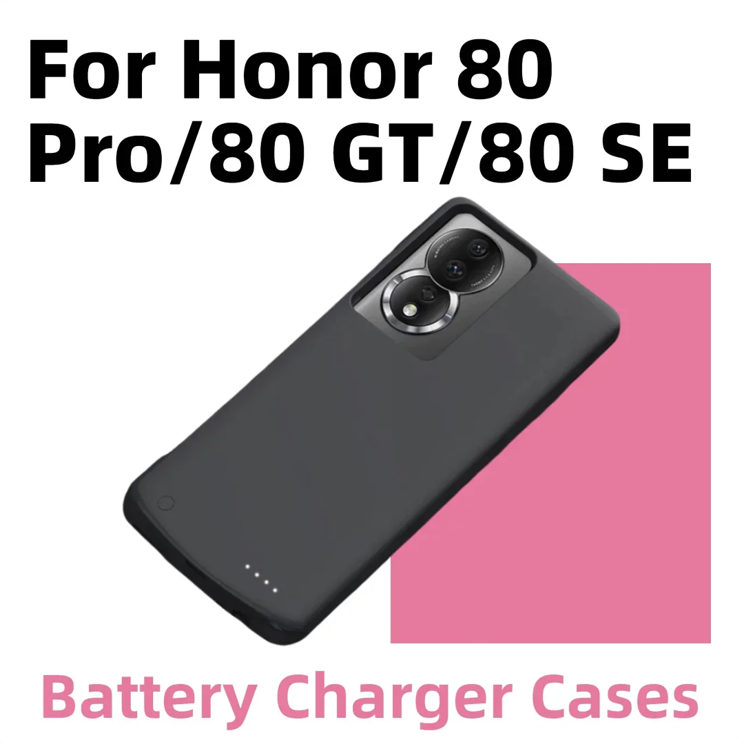 

Power Bank with Protective Case for Honor 80 Pro/80 GT/80 SE Portable Battery Charger