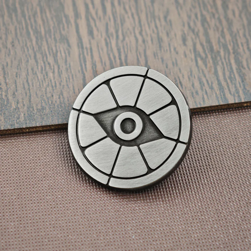 Deadlock Game Brosche Valve MOBA Shooter Logo Abzeichen Eye Wheel Silhouette Metall Anstecknadel Geek Gamer Schmuck Geschenk für Fans – Detail 6