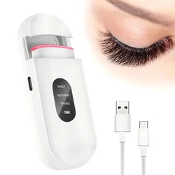 Professional Electric Heated Eyelash Curler Eyelash Clip with LED Display Natural Curling Tool for Women Long Lasting Eyelashes