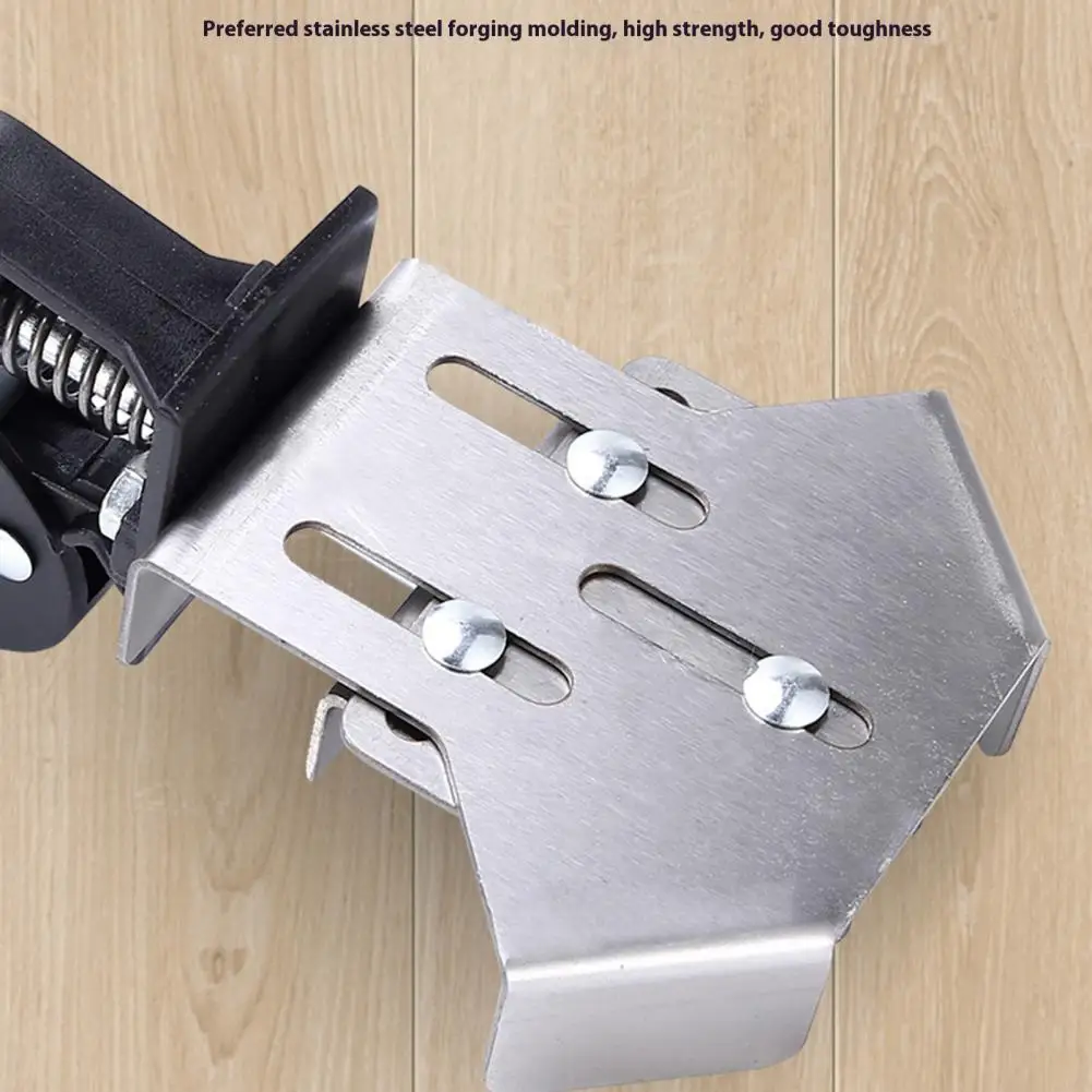 

Регулируемый угловой зажим, набор угловых зажимов для деревообработки с эргономичной ручкой, регулируемая поворотная губка, 90 градусов, правая для точность