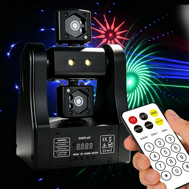 

Сценический световой прибор LittleDragonfly с лазером DMX512, звукоактивируемый, с функцией Auto-Run Master/Slave, RGB-лазерный стробоскоп для дискотек и вечеринок