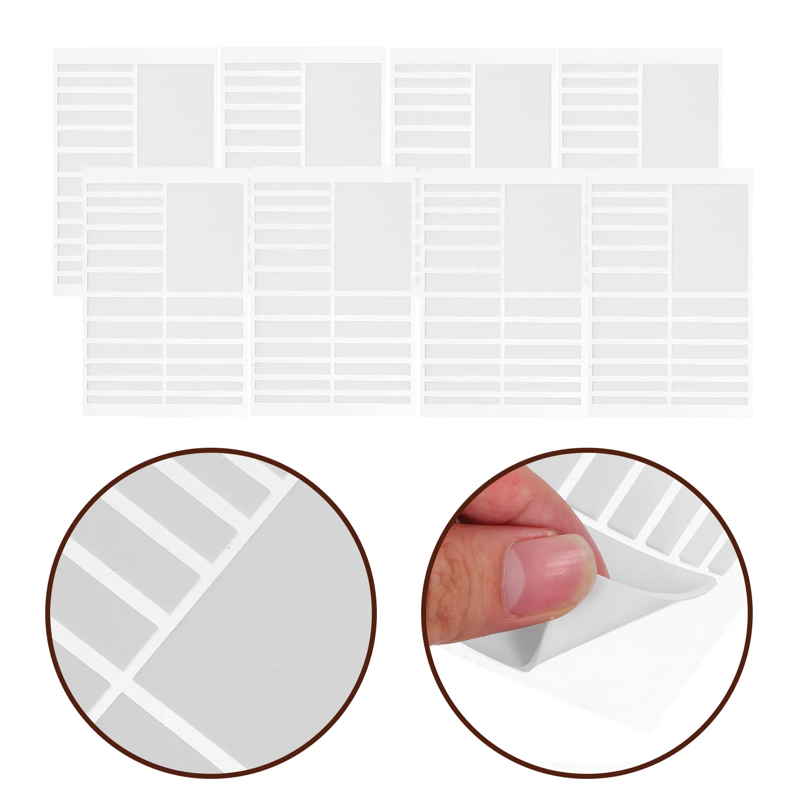 

16 Sheets Adjustable Ring Resizer Invisible Ring Spacer Tool for Loose Rings Soft Inner Cushion Ultra-Thin Design Wide Band