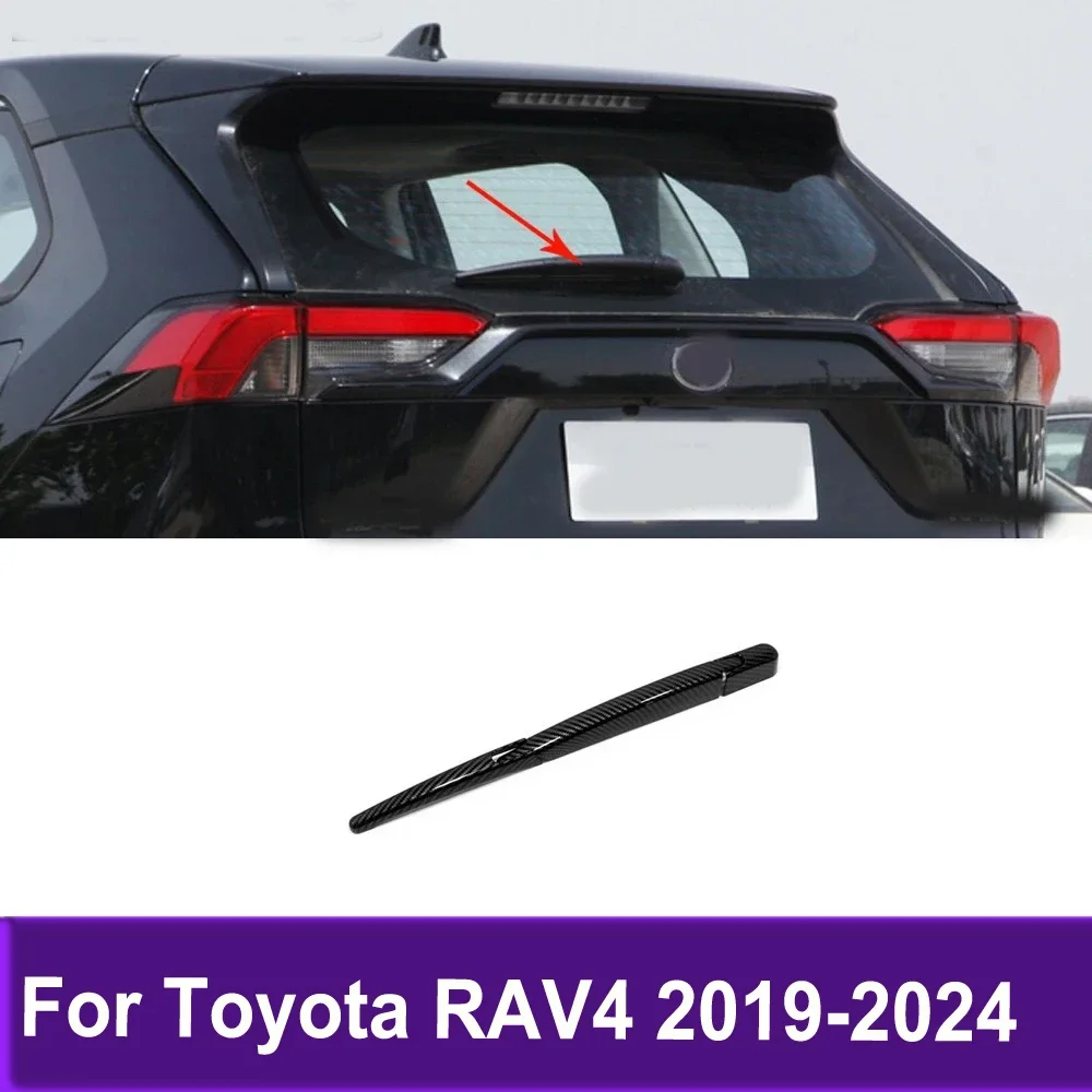 

Rear Window Wipers Cover Trims For Toyota RAV4 RAV 4 2019 2020 2021 2022 2023 2024 Tail Wiper Strip Styling Car Accessories