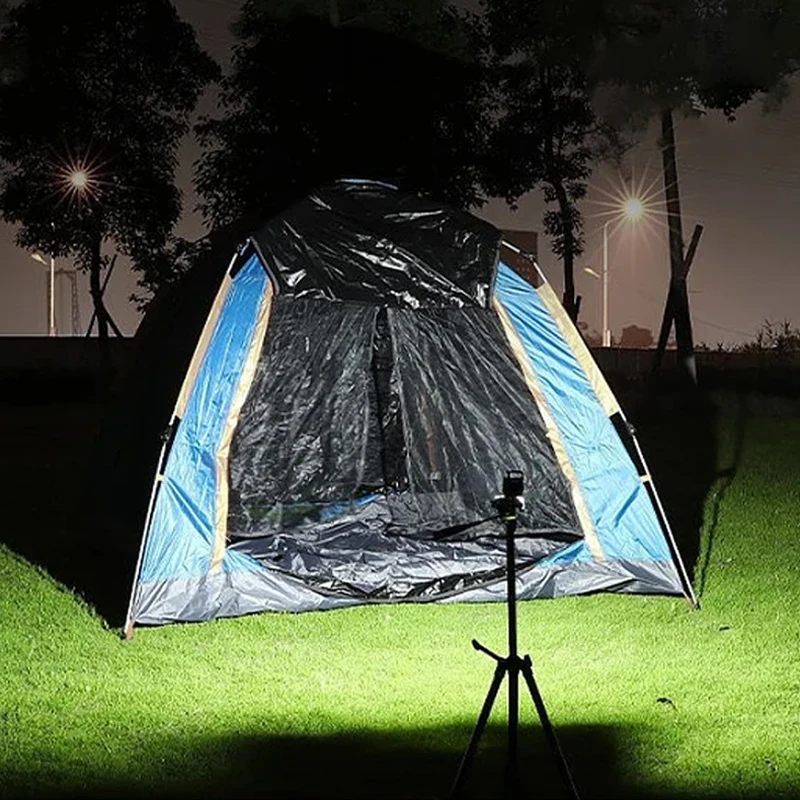 Batería de litio de 800mAh para exteriores, foco impermeable IP65, 4-6 horas, iluminación LED para turismo, Camping, escalada de montaña