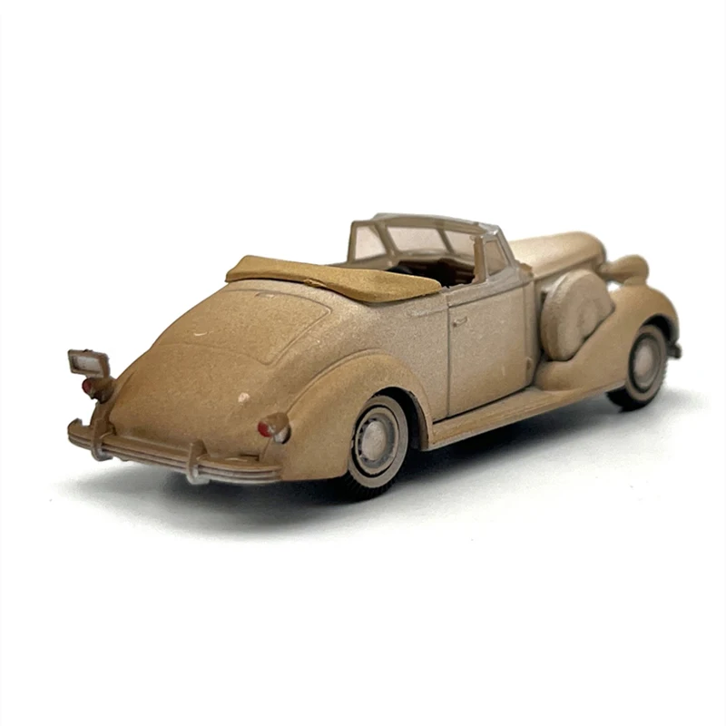 Modelo de coche Convertible de aleación fundida a presión, modelo de coche Vintage, edición especial, colección de juguetes para adultos, exhibición estática, adorno de recuerdo, 1:120