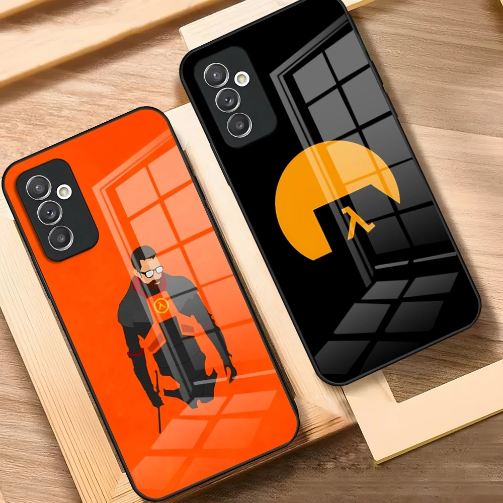 H-Half Life-e 2 Game Phone Case For Samsung A52 A71 A21 A54 A20 A12 Galaxy A34 A14 A32 M14 Glass Cover