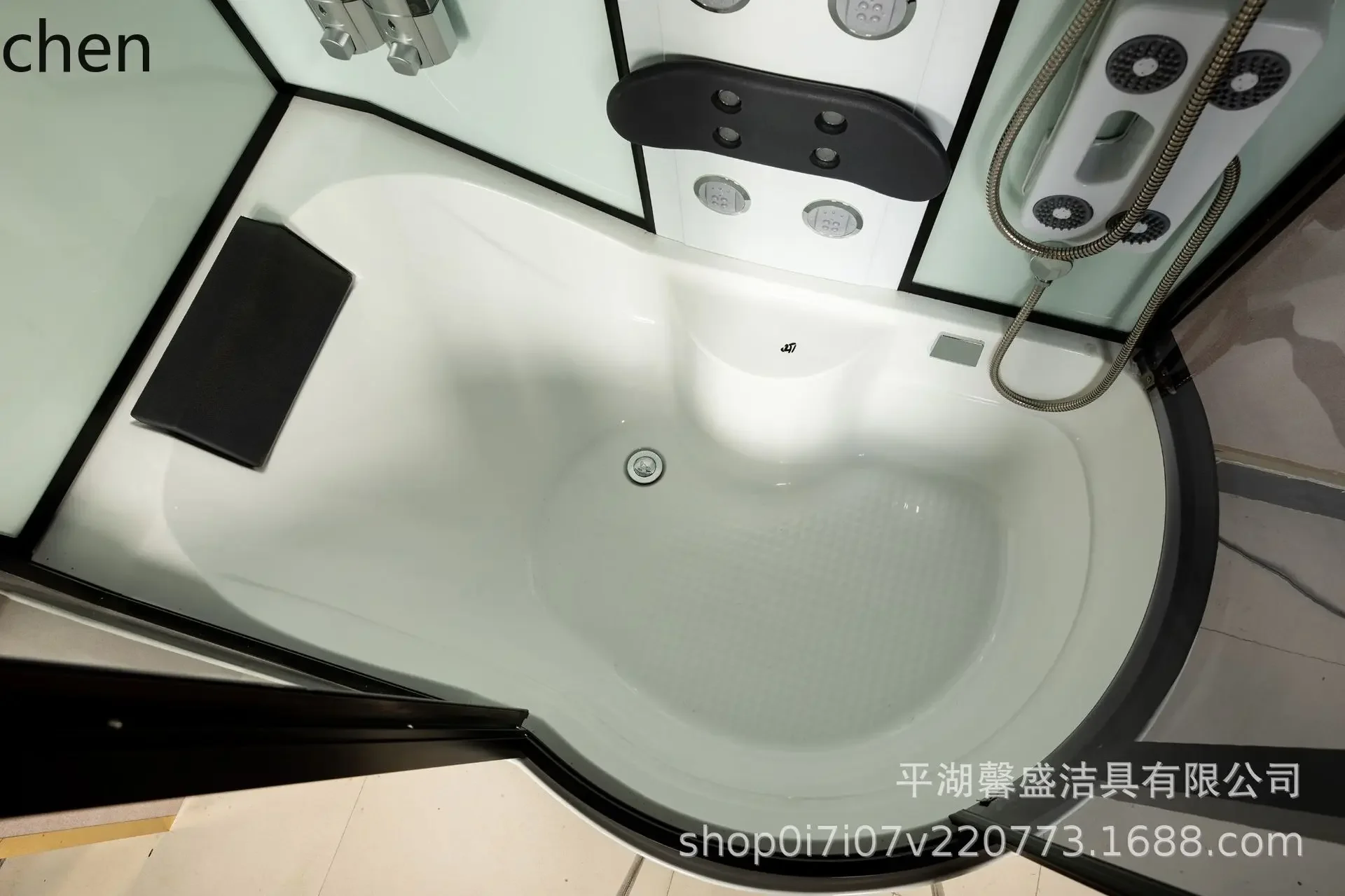 y14- Shower Room Overall Bathroom Toilet with Batub Glass Partition