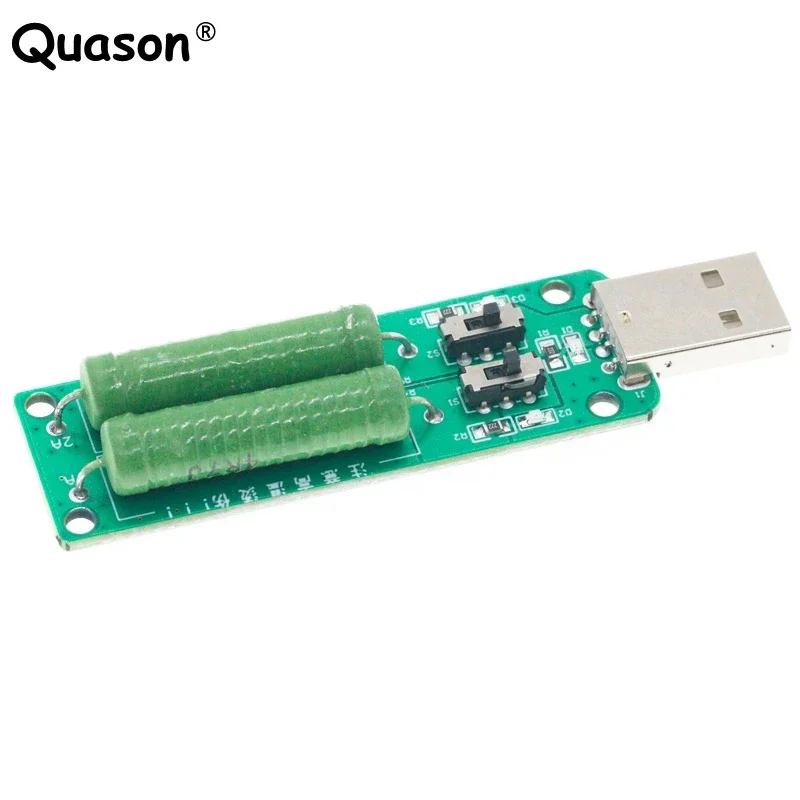 USB Resistor Electronic Load w/Switch Adjustable 3 Current 5V Resistance Tester