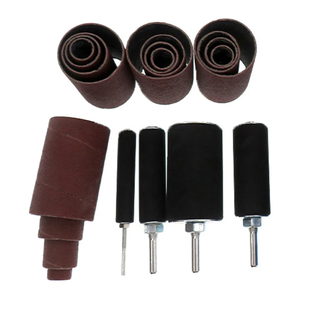 

20Pcs Sanding Drum Kit Perfect for Rotary Tools with Storage Case FeatuFor Rubber Drums and Multiple Grit Sleeves
