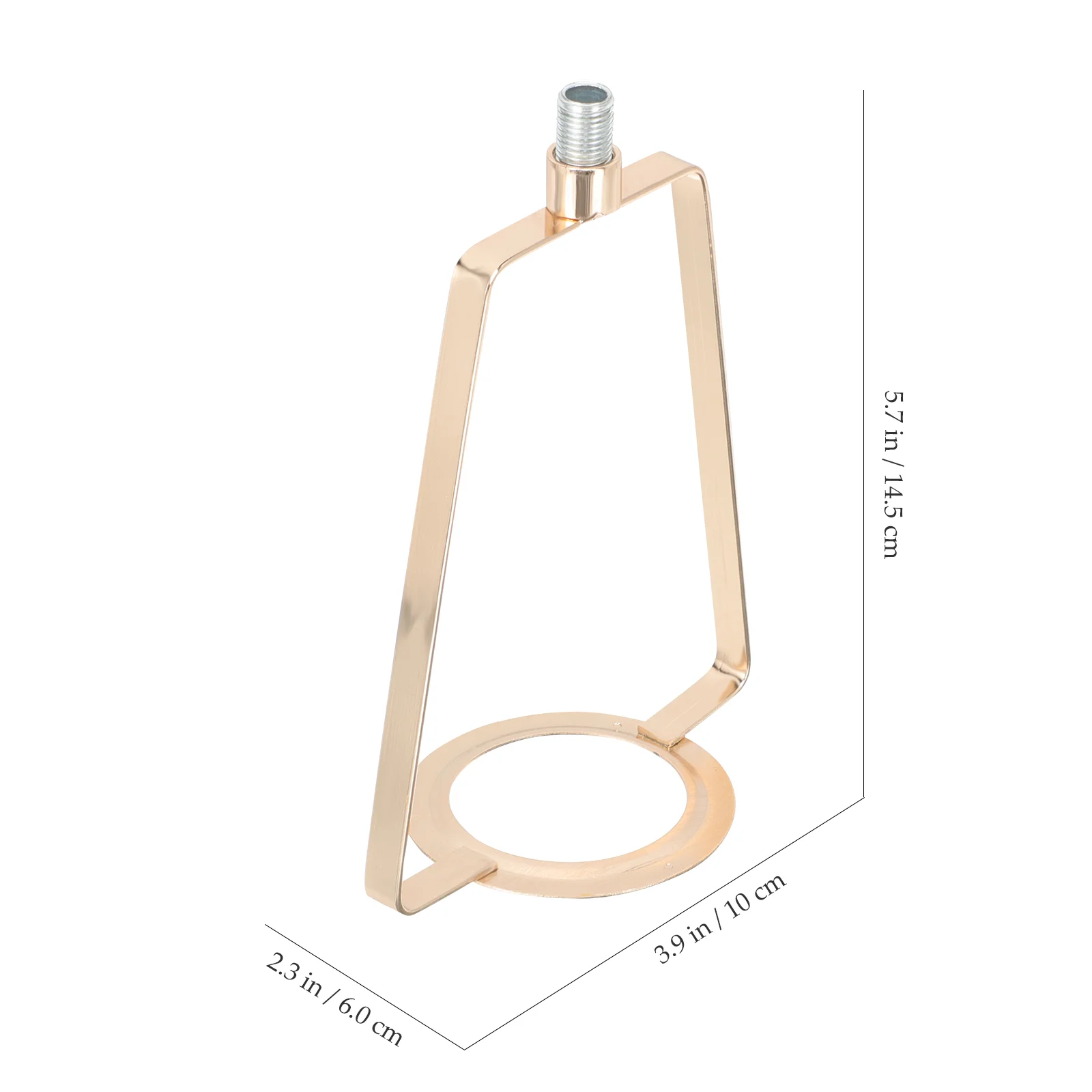Suporte de luz lâmpadas de mesa acessórios de iluminação quadro sombra titular suporte resistente peças metal adaptador harpa