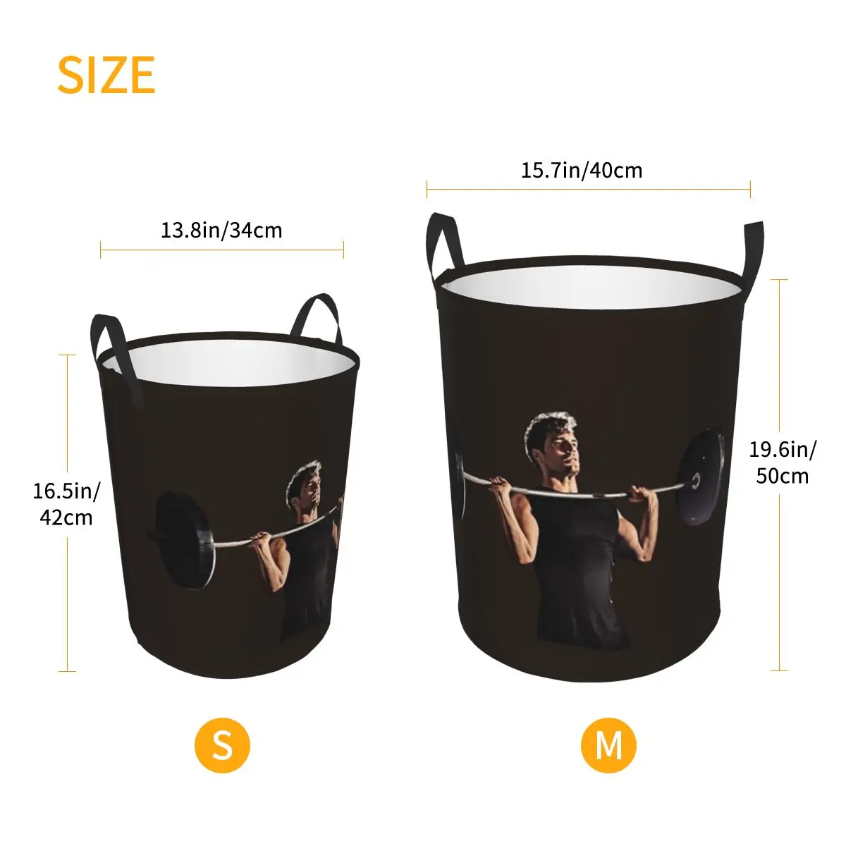 Henry Cavill Foldable Laundry Baskets Dirty Clothes Home Organizer Large Waterproof Box For Home Kids