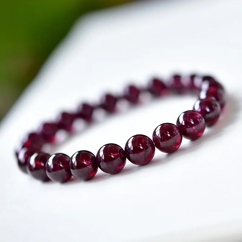 

Garnet Single Ring Bracelet Body Transparent High Grade